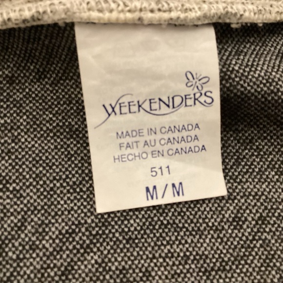Vintage Weekenders made in Canada Women’s open cardigan sweater size medium - Picture 8 of 9